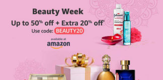 Get 50% off during Beauty Week beauty week at amazon.ae